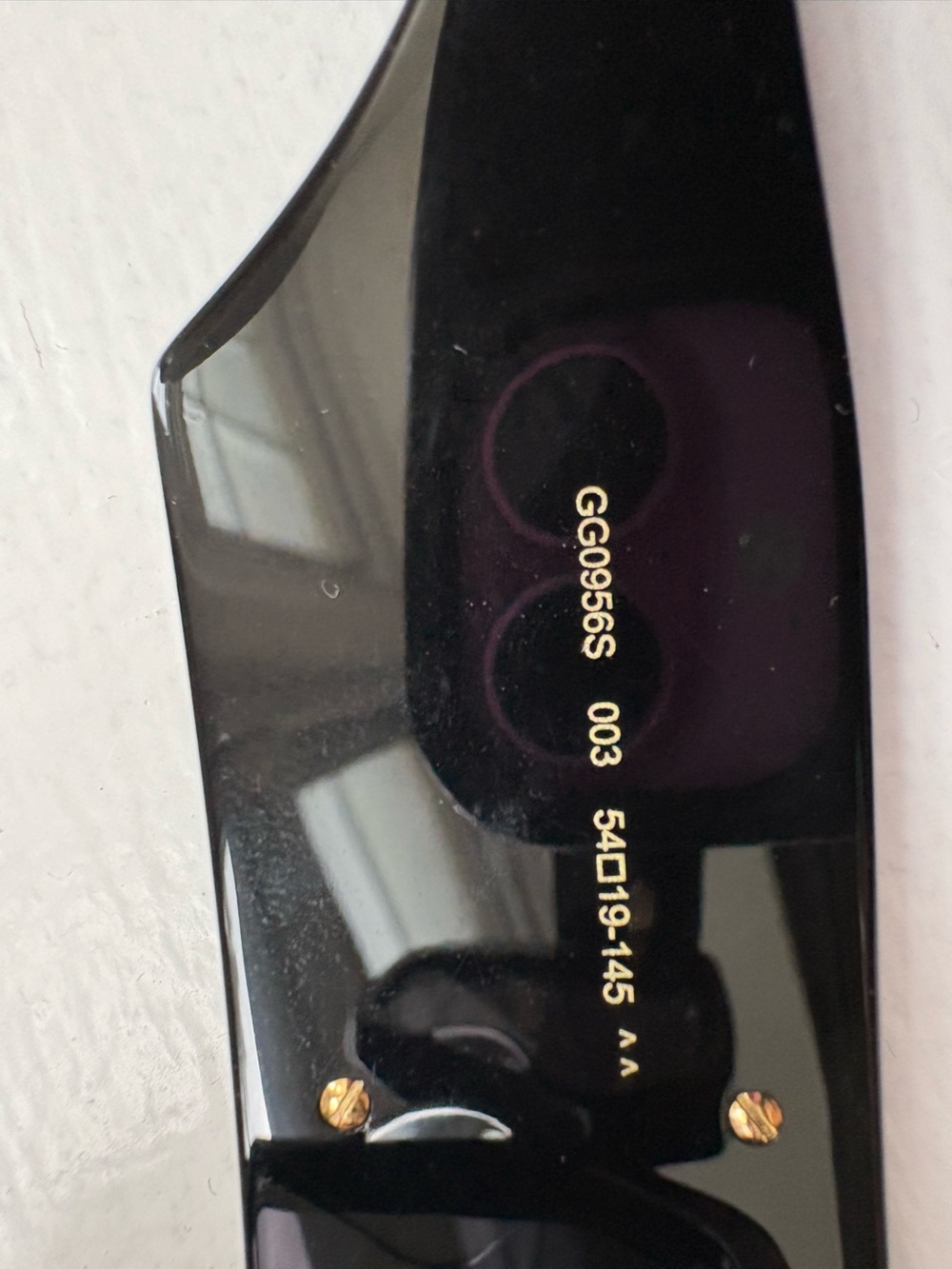 Gucci Oversized Square Sunglasses in Black with Dark Lenses - Picture 9 of 9